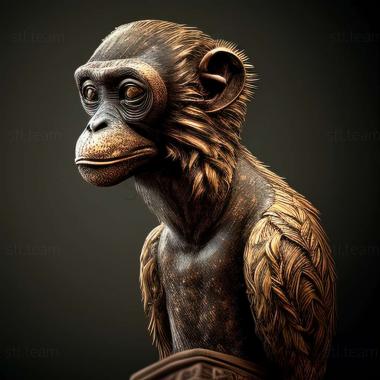 3D модель Cercopithecus lowei (STL)